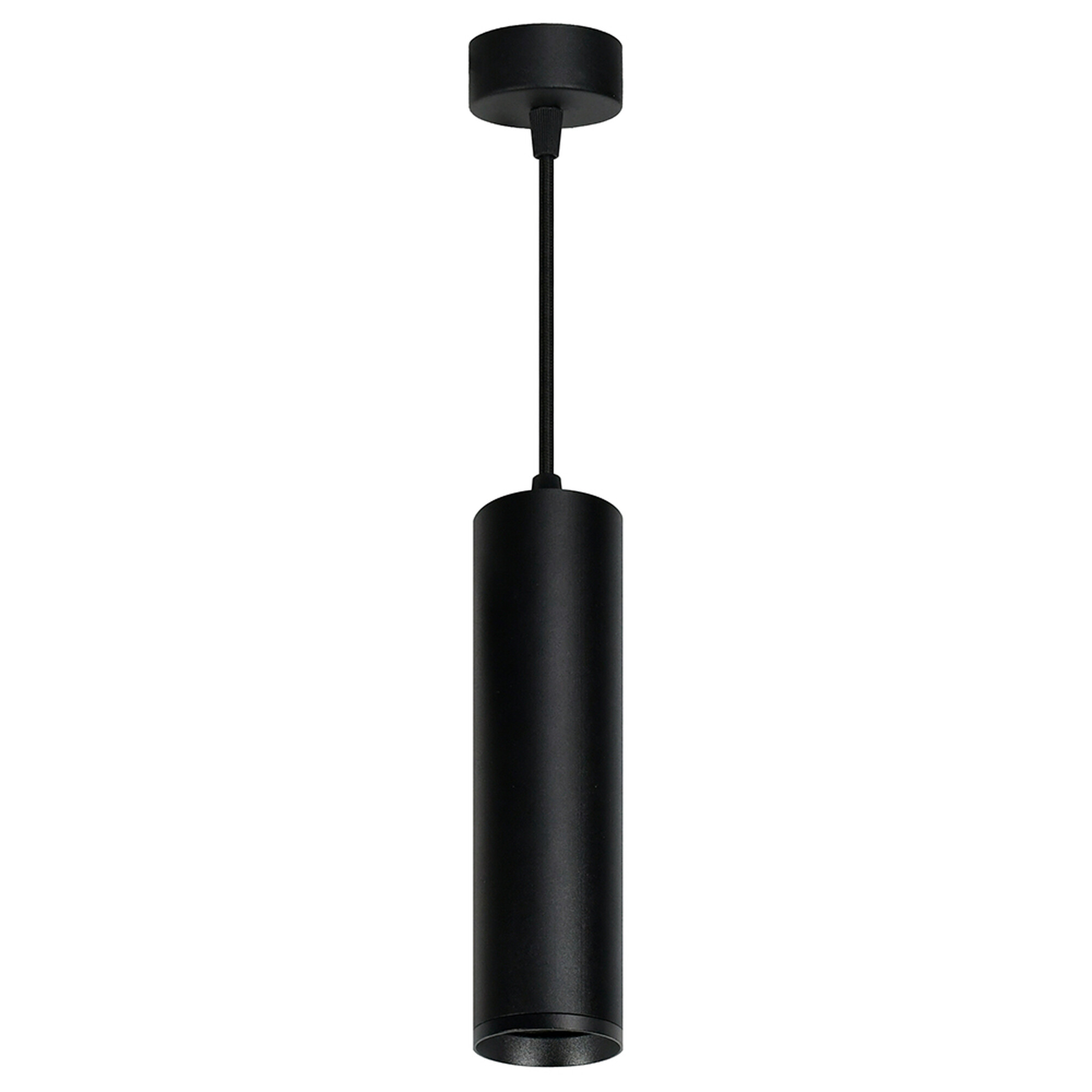 Светильник потолочный ML1768 на подвесе MR16 35W 230V, черный 55*200 Feron