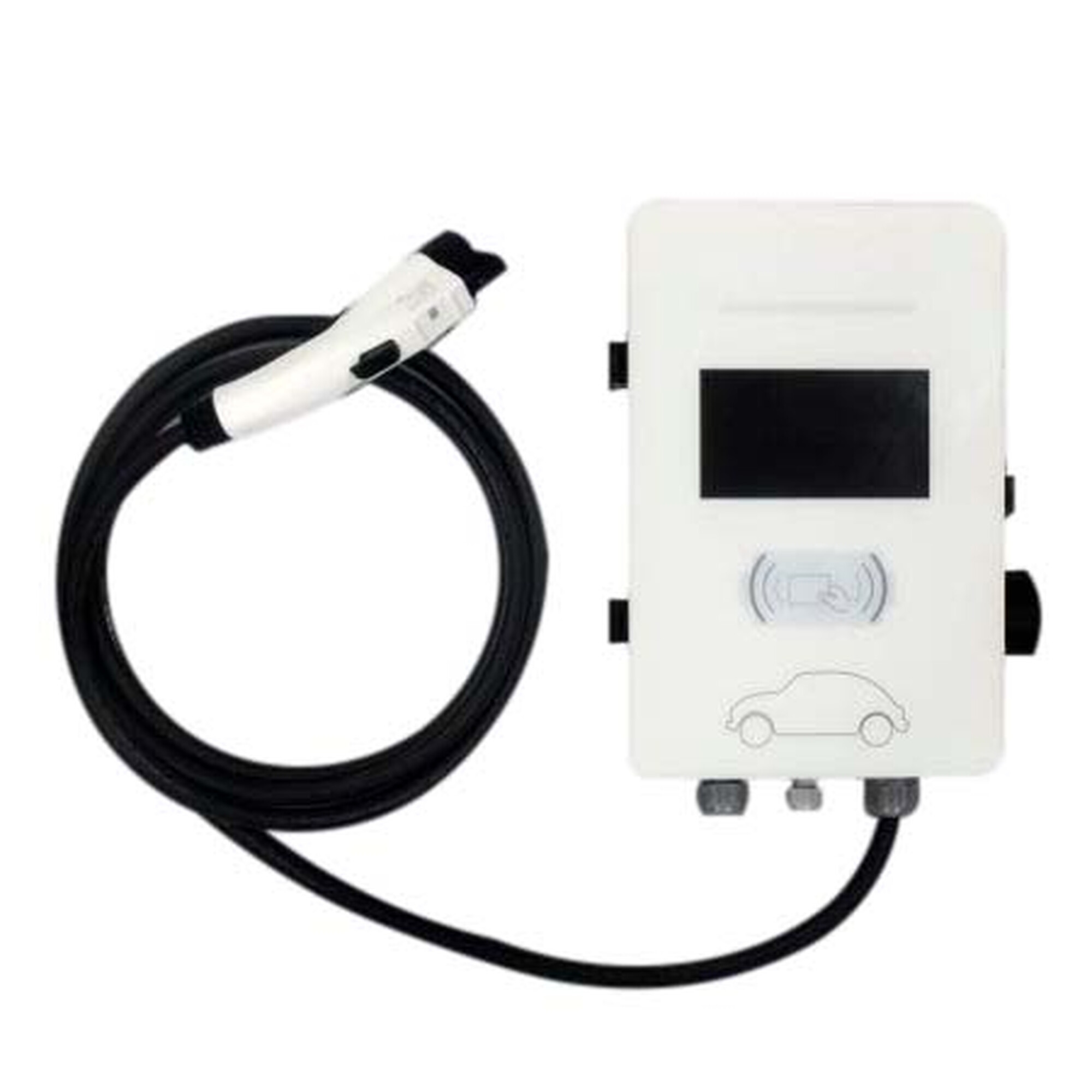 Зарядная станция, кабельная InterSmart T1 7,4кВт WiFi