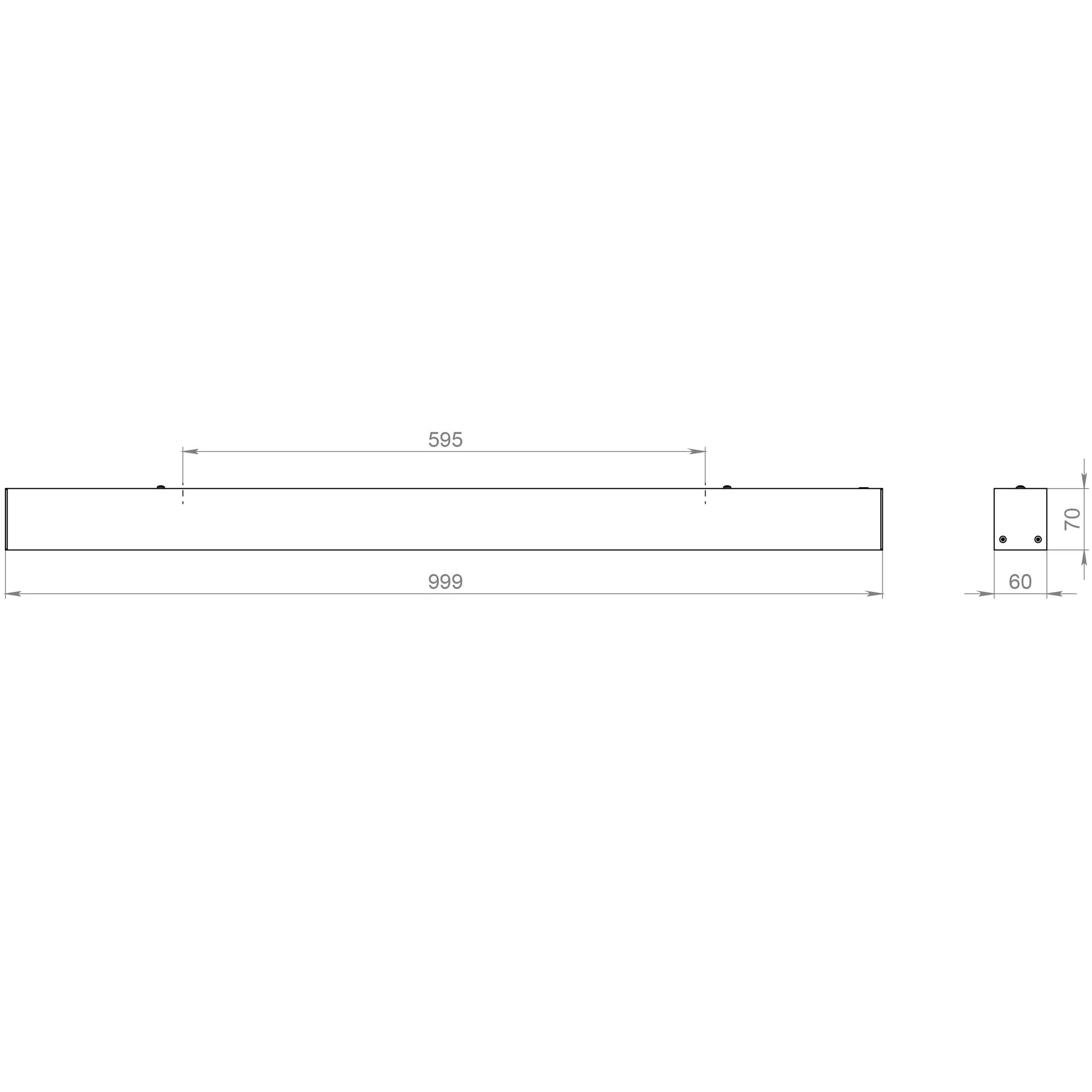 Светильник светодиодный FL 60 DESIGN 30W RAL9005 5000K OPAL Faros