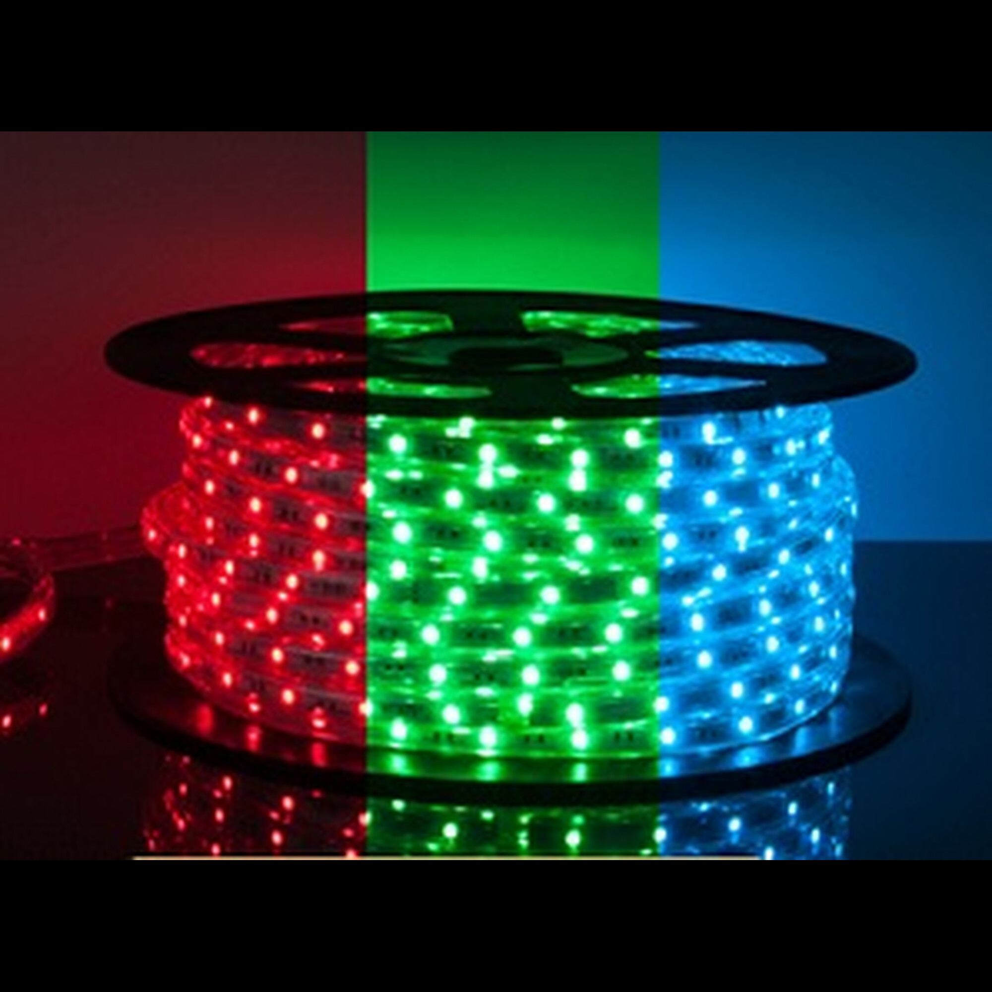 Лента светодиодная 220 SMD5050 60LED/м кат 50м 14,4Вт/м IP68 Цвет:RGB (1метр) SWG (распродажа)