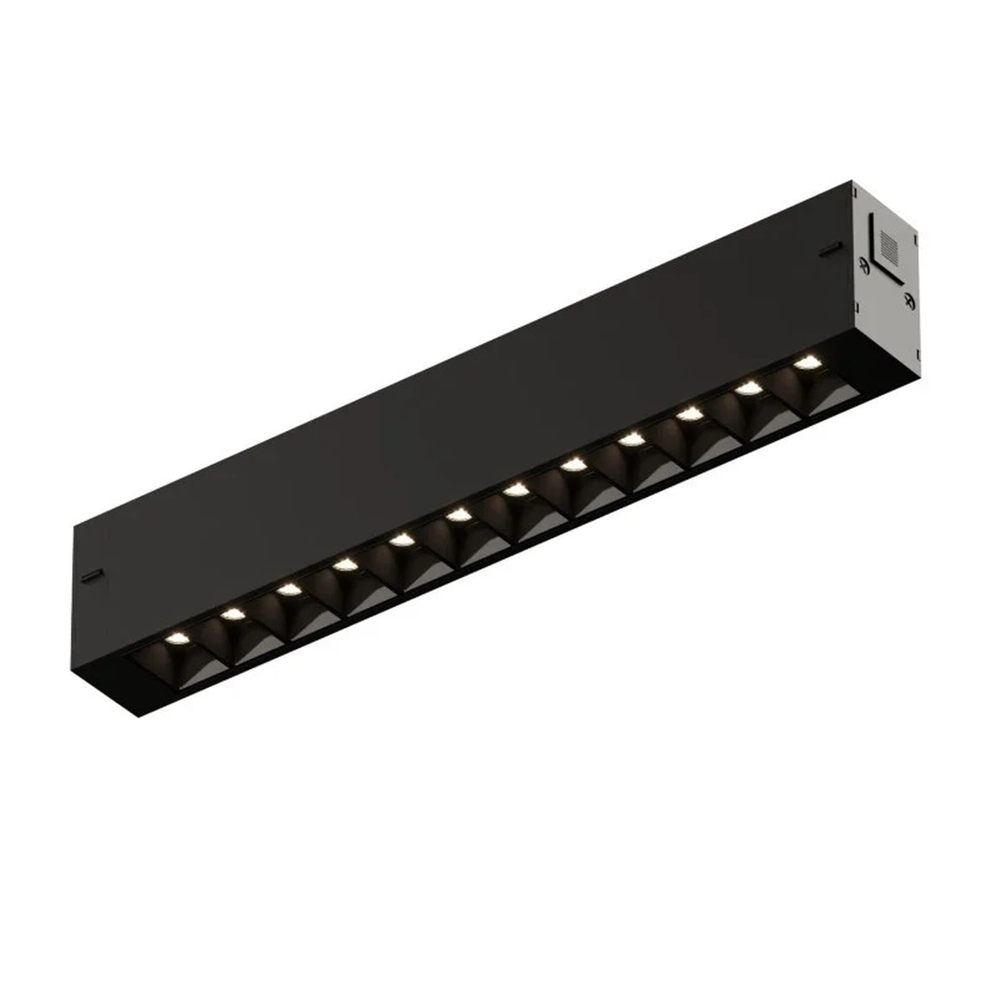 Трековый линейный светильник SIMPLE GRILL DK8201-BK Denkirs