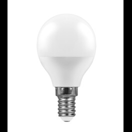 Лампа светодиодная LB-550 (9W) 230V E14 4000K G45 Feron