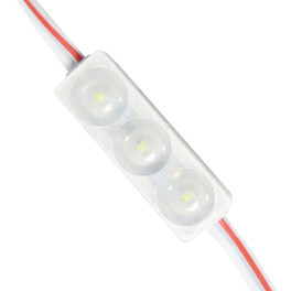 Модуль светодиодный mini 3 SMD 2835 0,6Вт 50Лм 6000К-6500К (c линзой 170) -1шт.SignImpress