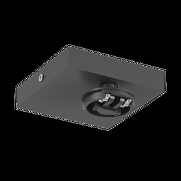 Крепление сменное М11 MINI VILLY, настенное поворотное накладное, цвет черный SWG