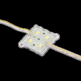 Модуль 5050/4leds DC12V RED (красный) IP 65 (уп 10шт) Jazzway (распродажа)
