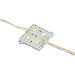 Модуль 5050/4leds DC12V RED (красный) IP 65 (уп 10шт) Jazzway (распродажа)