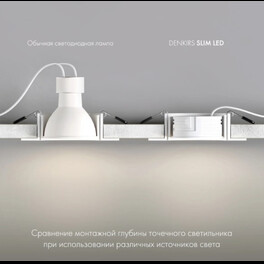 Светодиодный модуль черный керамический корпус DK3000-7W-BK Denkirs