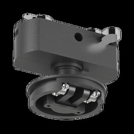 Крепление сменное М2 MINI VILLY, трековое однофазное, цвет черный SWG