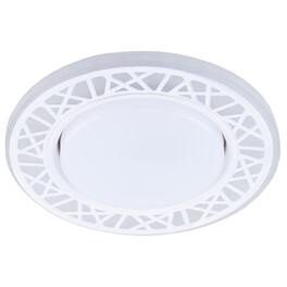 Светильник встраиваемый с подсветкой CD9912 GX53 4000K 15W белый Feron (распродажа)