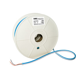 Неон гибкий ПВХ SMD2835 12В 110д/м 9Вт Ледяной синий 6*12мм рез1диод IP65 50м SignImpres