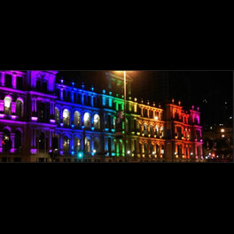 Прожектор светодиодный заливного света FF 220В 100Вт RGB DMX 120° кабель 0,5м SignImpress