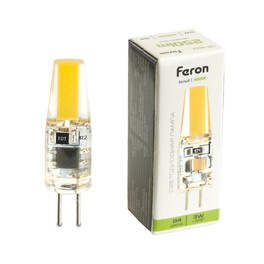 Лампа светодиодная LB-423, JC (капсульная), 3W 230V G4 4000К (белый) FERON