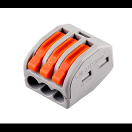Клеммы строительно-монтажные 3-проводные LD222-413 (DIY упаковка 5 шт) Feron
