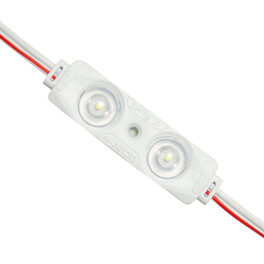 Модуль светодиодный 2 SMD 2835 1Вт 70Лм 6000-6500K (с линзой 160) 3M -1шт. SignImpress