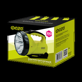 Фонарь ФАZА AccuF6-L3W-gn (зел)