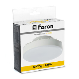 Лампа светодиодная LB-474 GX70 25W 175-265V 2700K Feron