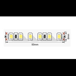Лента светодиодная стандарт 2835, 120 LED/м, 11 Вт/м, 24В , IP20, SPI Цвет: Нейтральный белый SWG