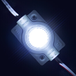 Модуль светодиодный 1 SMD 3030 1,5Вт 120Лм 6000К-6500К (с линзой) -1шт. SignImpress