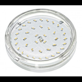 Лампа светодиодная PLED-ECO-GX53  6w  3000K CLEAR Jazzway (распродажа)