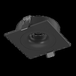 Корпус светильника встраиваемый квадрат поворотный, COMBO-2S1-BL, черный, IP20 SWG