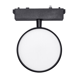 Светильник трековый 1фаза магнитный Moon-2 Bridgelux 48В 9Вт 4000К Чёрный 3г SignImpress