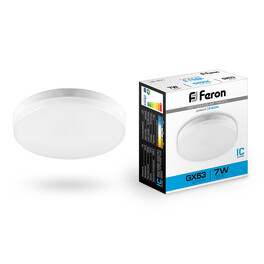 Лампа светодиодная LB-451 (7W) 230V GX53 6400K Feron
