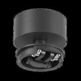 Крепление сменное М3 MINI VILLY, поворотное накладное, цвет черный SWG