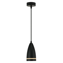 Светильник потолочный HL3648 на подвесе GX53 15W 230V, черный 85*160 Feron